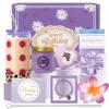 FPAKDH Happy Birthday Gifts for Girls Floral Daisy Glass Cup Birthday Gift (Purple) view 1