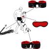 7-Piece and 3-Piece Hip Trainer Combination Nylon Red Combination Set, with Sleep Eye Mask - D12 view 4