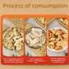 Dried Soy Strips, Soy Curls,8.82oz Soy Beans Strips, Chinese Soybeans Strips Chunks for Hot Pot, Cold Vegetable, Stir Fry, Vegetarian Food view 4