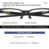2 Pairs Replacement Earsocks Rubber Temple Sleeve for Oakley Double Down OX8188D Eyeglasses Frame, Black Ear Sleeves view 4