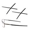 2 Pairs Replacement Earsocks Rubber Temple Sleeve for Oakley Extender OX3249 Eyeglasses Frame, Black Ear Sleeves view 1