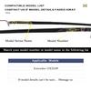 2 Pairs Replacement Earsocks Rubber Temple Sleeve for Oakley Extender OX3249 Eyeglasses Frame, Black Ear Sleeves view 4