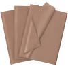 120 Sheets 20"X14" Brown Tissue Paper for Gift Bags Wrapping, Art Tissue Paper Bulk for Holiday Birthday Party Crafts Decoration (Brown) view 1