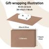 120 Sheets 20"X14" Brown Tissue Paper for Gift Bags Wrapping, Art Tissue Paper Bulk for Holiday Birthday Party Crafts Decoration (Brown) view 2