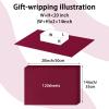 120 Sheets 20"X14" Burgundy Tissue Paper for Gift Bags Wrapping, Art Tissue Paper Bulk for Holiday Birthday Party Crafts Decoration (Burgundy) view 2