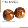 2-Pack Gold Silk Sea Willow Massage Balls - Baoding Balls for Arthritis Relief & Hand Therapy view 3