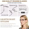 OCCI CHIARI Reading Glasses for Small Face Women Men Metal Lightweight Readers (1.75X) 1.0 1.25 1.5 1.75 2.0 2.25 2.5 2.75 3.0 3.5 4.0 5.0 6.0 view 4