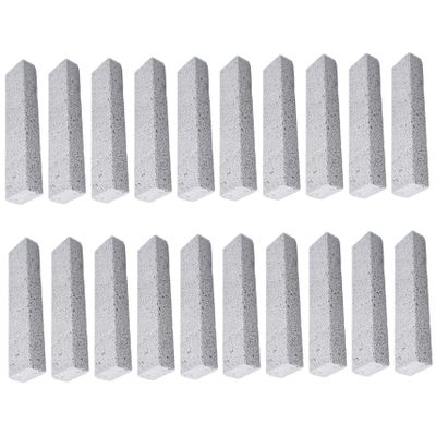 Pumice Stone for Cleaning 20Pcs 1.4x1x5.9in Toilet Bowl Cleaner Sticks, Foam Pumice Stone for Pool Tile, Grill, Concrete, Household and Bathroom Cleaning Supplies