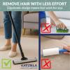 Katziela DuoSweep Broom Dual-Sided Pet Hair Remover with Metal & Rubber Blade Multi-Surface Cleaner for Carpet, Hardwood & Tile Includes Water Control Squeegee Attachment view 4