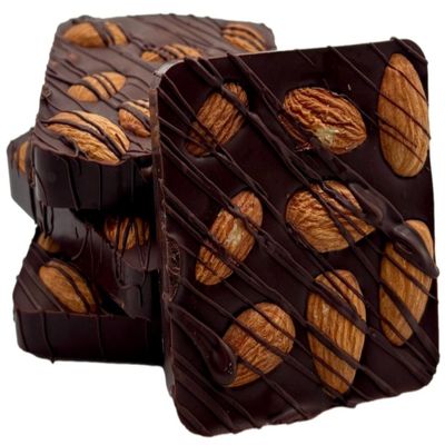 US Sweets Dark Chocolate Almond Bark | Delicious Gift | Handmade in Small Batches | Guaranteed to Arrive Fresh