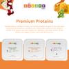 Square Baby Organic Baby Food Purees | Stage 1-3 Sampler Pack | Fresh & Dietitian-Designed Veggie-Forward, Balanced Meals | Low Sugar. No Added Sugar | Allergen Intro Options (7 Pack, 4 oz) view 2