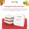Square Baby Organic Baby Food Purees | Stage 1-3 Sampler Pack | Fresh & Dietitian-Designed Veggie-Forward, Balanced Meals | Low Sugar. No Added Sugar | Allergen Intro Options (7 Pack, 4 oz) view 3