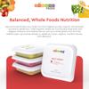 Square Food Organic Baby Food Purees | Soft Food Sampler Pack | Fresh & Dietitian-Designed Veggie-Forward, Balanced Meals | Low Sugar. No Added Sugar | Allergen Intro Options (7 Pack, 4 oz) view 3