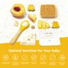 Square Baby Organic Baby Food Purees | 14 Meal Allergen Introduction Pack | Fresh & Dietitian-Designed Balanced Meals | Low Sugar. No Added Sugar | Allergen Intro Options (14 Pack, 4 oz) view 4