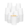 12 oz White Paper Cups Disposable Hot and Cold Drink Cups for Coffee, Tea, Water, Juice, Parties & Everyday Use, Eco-Friendly Beverage Cups for Home, Office, Events. (12oz, 500, Count) view 1