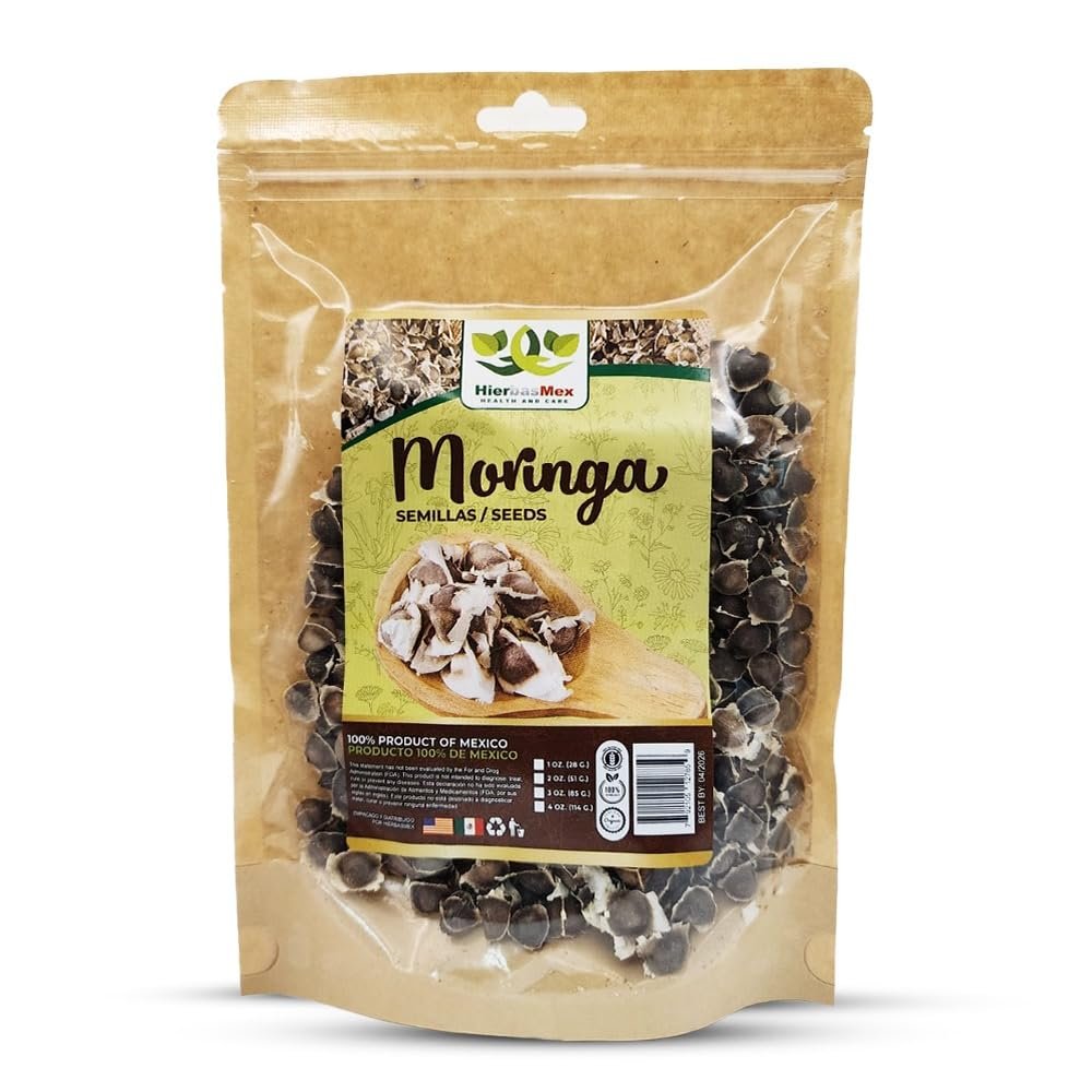 Semillas de Moringa, Te Herbal, 4 onzas. Moringa Seeds, Herb Tea, 4 Oz. Herbal Herb Hierbasmexico
