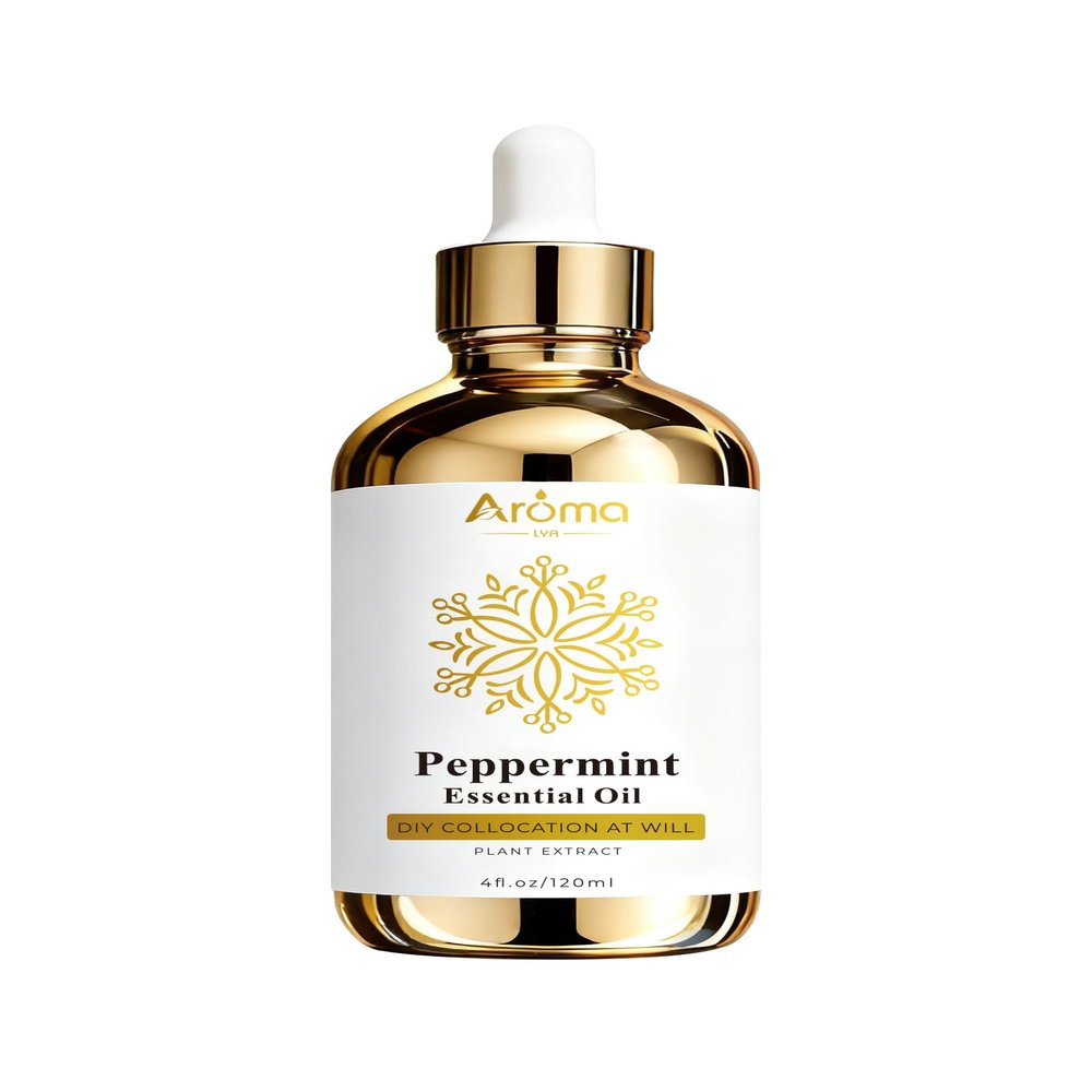 100% Pure Peppermint Oil 4 fl oz Peppermint Essential Oil - Essential Oils for Hair & Diffusers & Home Care, Candle Making, Gifts for Women Valentine's Day Gift
