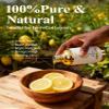 100% Pure Lemon Essential Oil 4 fl oz Thieves Oil Essential Oil - Essential Oils for Diffusers & Aromatherapy & Home Care Gifts for Women - Lemon Oil Essential Oil view 2