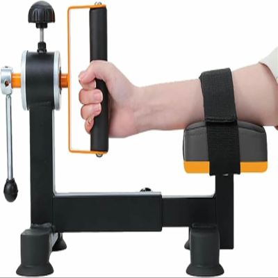AFLEPCBRQ Arm Rotary Trainer, Wrist Elbow Joint Rehabilitation Training, Adjustable Resistance & Full-Angle Active/Passive Training, for Stiff Arms and Rotation Issues