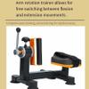 AFLEPCBRQ Arm Rotary Trainer, Wrist Elbow Joint Rehabilitation Training, Adjustable Resistance & Full-Angle Active/Passive Training, for Stiff Arms and Rotation Issues view 2