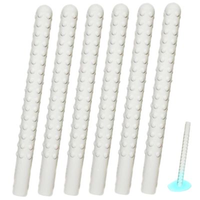 Drying Stick 6Pcs 0.5x5.5 Inch Moisture Absorption Diatomite Drying Rod Replacement Quick-Dry Dry Stick for Silicone Toys