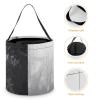 Halloween Candy Bucket Howling Wolf Tote Bag with Handle - Trick Or Treat Goodie Basket for Party view 4