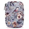 Purple Bird Flower Pill Case Bag with Zipper Small Travel Pill Box with 7 Day Removable Plastic Medicine Organizer Portable Weekly Pill Container Bag for Medicine, Vitamin, Supplement view 1