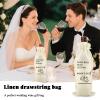 YangQian Wedding Gift Bag for Couple Bride Bridal Shower Gifts for Bride to Be Gift for Wedding Bachelorette Party Deccorations, Pairs Well With Getting Married Wine Bag for Her Him view 3