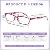 0.75 Reading Glasses for Women, Eye Glasses, Blue Light Readers, Cheaters view 2