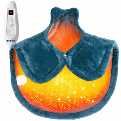 RAINOVA Heating Pad for Back, Neck and ShouldersElectric Pad with 6 Heat Settings