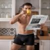TIICHOO Washable Incontinence Underwear for Men with Front Fly Reusable Protective Leakproof Boxer Briefs 3 Pack (3 Black, 3X-Large) view 2