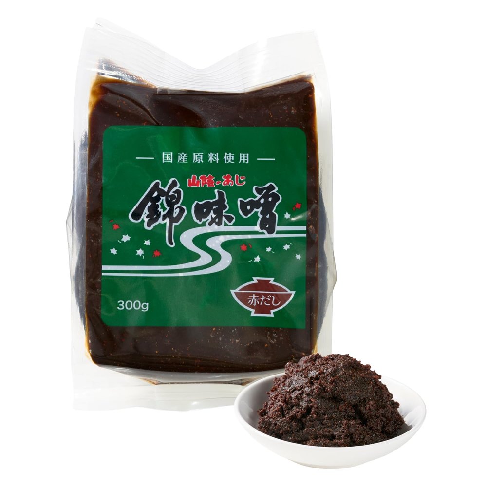 BJDesign Authentic Akadashi Miso Paste, Rich Umami for Miso Soup, Made in Japan, 10.6oz, by Nishiki Miso