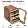 110-Cigar Humidor Cabinet with Spanish Cedar Liner, 5-Tier Design, Digital Thermometer & Hygrometer for Cigar Aficionados and Enthusiasts! view 2