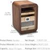 110-Cigar Humidor Cabinet with Spanish Cedar Liner, 5-Tier Design, Digital Thermometer & Hygrometer for Cigar Aficionados and Enthusiasts! view 3