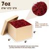 DOMMARE 7OZ Dark Red Crinkle Paper Filler for Small Gift Boxes and Basket view 3
