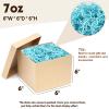 7OZ Light Blue Crinkle Cut Paper Filler for Small Gift Boxes and Basket view 3