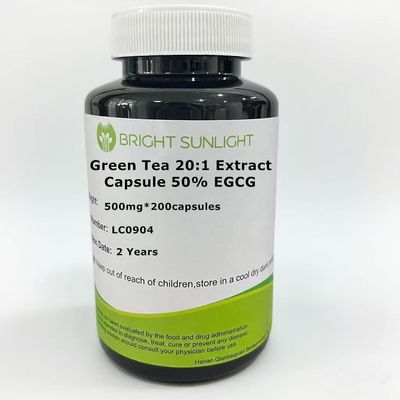 Bright sunlight Green Tea 20:1 Extract Capsule 500mg*200capsules 50% EGCG