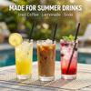 200 Pack Black Disposable Plastic Straws, 10.5" Extra Long Drinking Straws, 0.23" Diameter BPA-Free Straws for 30oz Tumblers, Tall Glasses, Iced Coffee and Party Use view 3