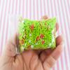 Mean ONE Acid Green with Red Hearts and Snowflakes Sprinkle Mix, Polymer Clay Fake Sprinkles, Decoden Funfetti Jimmies rdnqu (Bag: 15 Grams) view 4
