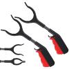 Mabor 2-Pack Grabber Tool with 360 Rotating Jaw Lightweight Trash Grabber Pickup Stick for Seniors, Gardening, and Household Use (Black) view 1