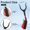 Mabor 2-Pack Grabber Tool with 360 Rotating Jaw Lightweight Trash Grabber Pickup Stick for Seniors, Gardening, and Household Use (Black) view 2