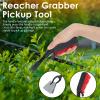 Mabor 2-Pack Grabber Tool with 360 Rotating Jaw Lightweight Trash Grabber Pickup Stick for Seniors, Gardening, and Household Use (Black) view 3