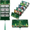 PISIWER Christmas Money Holder Christmas Surprise Money Card Holder with 10 Slots Xmas Gift for Xmas Cash Card Supplies(Green) view 3