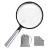 10X 30X Handheld Magnifying Glass for Reading - 110mm Diameter, PMMA Lens, Lightweight ABS Frame, Large Magnifier for Kids Seniors,Suitable for Close Work Hobbies and Science view 1