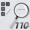 10X 30X Handheld Magnifying Glass for Reading - 110mm Diameter, PMMA Lens, Lightweight ABS Frame, Large Magnifier for Kids Seniors,Suitable for Close Work Hobbies and Science view 2