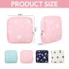 4Pcs Period Bag Sanitary Napkin Storage Bag Pouch Portable Tampon Holder for Purse Period Pouches for Teen Girls Menstrual Cup Pouches Sanitary Pads Organizer with Zipper for School view 3