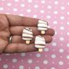 Chocolate and Vanilla Ice Cream Cabochons, Kawaii Decoden Ice Cream, Ice Cream Cabs, Popsicle Cabochons rdnqu (4 Pieces) view 2