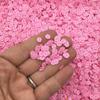 Hot Pink Peppermint Polymer Clay Non Edible Dessert Candy Slice Sprinkles, Nail Art Slices, Faux Dessert, Miniature Dessert rdnqu (Bag: 30 Grams) view 1