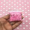 Hot Pink Peppermint Polymer Clay Non Edible Dessert Candy Slice Sprinkles, Nail Art Slices, Faux Dessert, Miniature Dessert rdnqu (Bag: 30 Grams) view 4