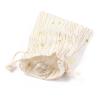 Ipotkitt 50 pcs Christmas Theme Cotton Fabric Cloth Bag with Geometric Lines Pattern Drawstring Bags Reusable Muslin Sachet Bag for Christmas Party Gift Storage Wedding Home Supplies view 3
